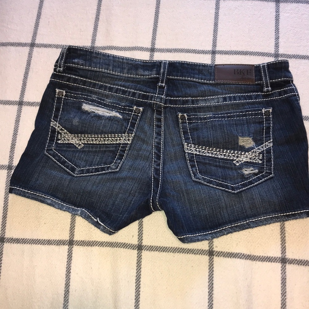 Distressed shorts